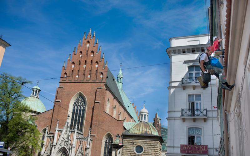prace na wysokości malowanie Grodzka usługi wysokościowe